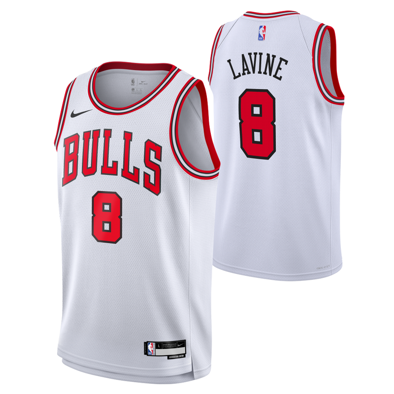 Zach Lavine Chicago Bulls Nike Boys Association Swingman Kids Jersey 'White'