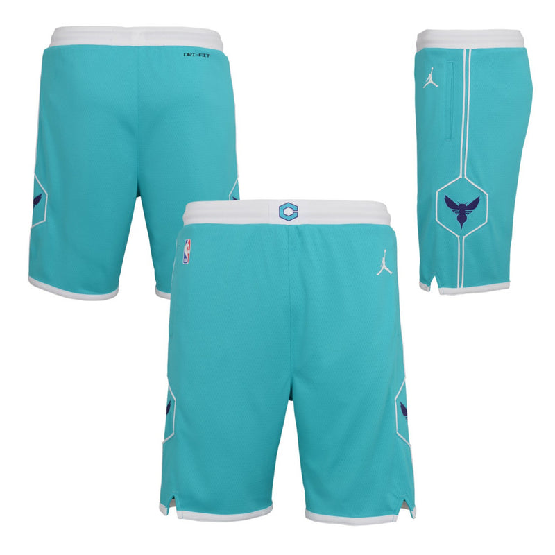 Charlotte Hornets Jordan Boys Icon Swngman Kids Short 'Teal'