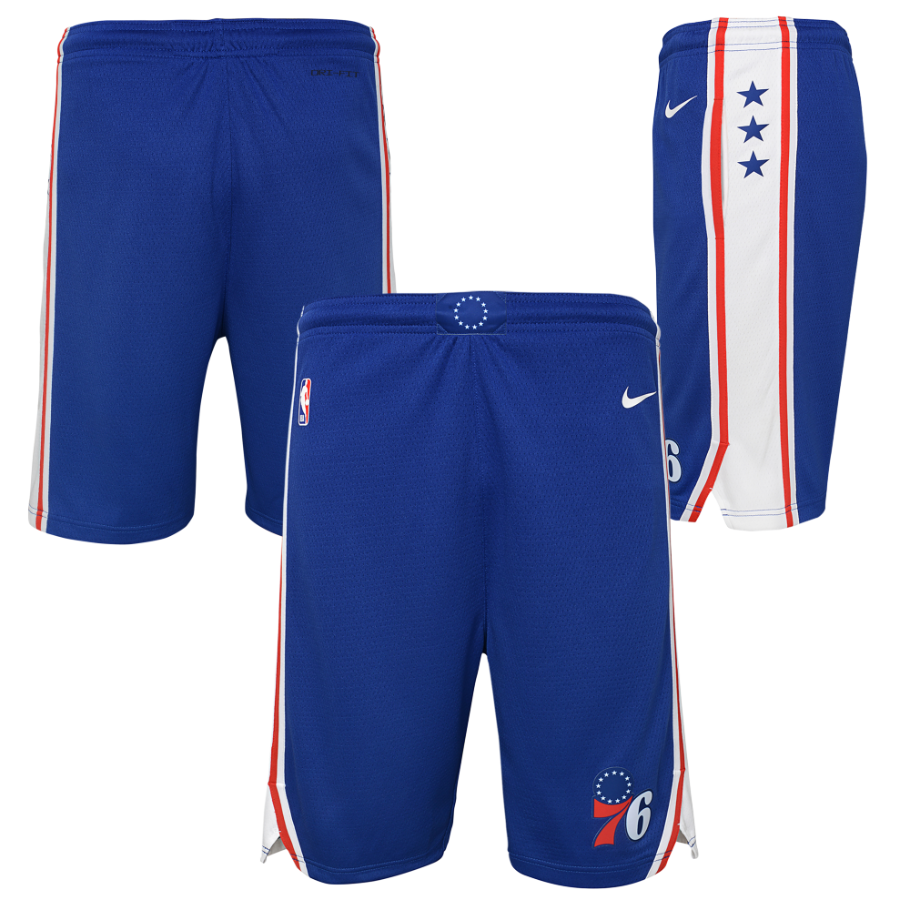 Philadelphia 76ers Boys Icon Swingman Kids Short 'Rush Blue'