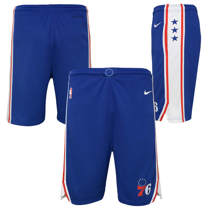 Philadelphia 76ers Boys Icon Swingman Kids Short 'Rush Blue'