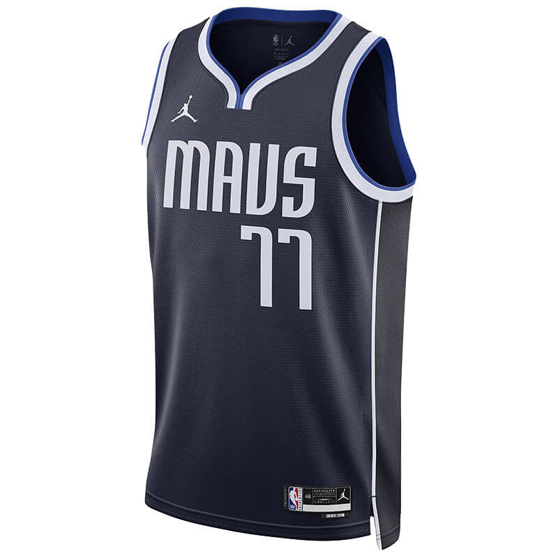 Luka Doncic Dallas Mavericks Jordan Boys Statement Swingman Kids Jersey 'Obsidian'