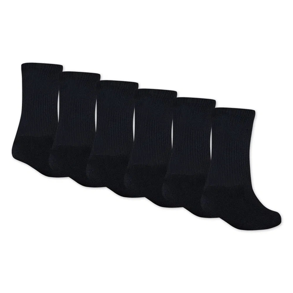 Jordan Everyday Essentials 6pk Kids Socks 'Black/White'