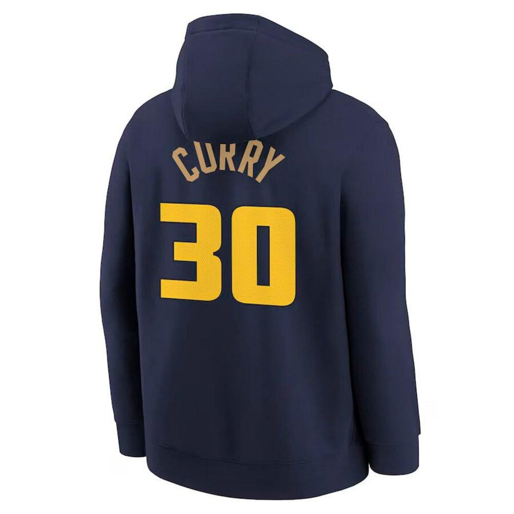 Nike Stephen Curry Golden State Warriors City Edition Kids Hoodie 'Navy'