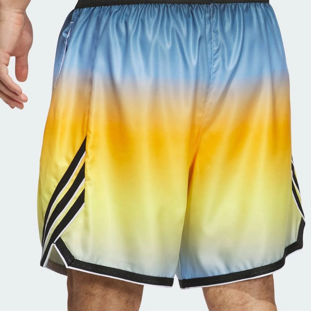 Adidas adidas Crazy Lite AOP Short 'Yellow/Blue'
