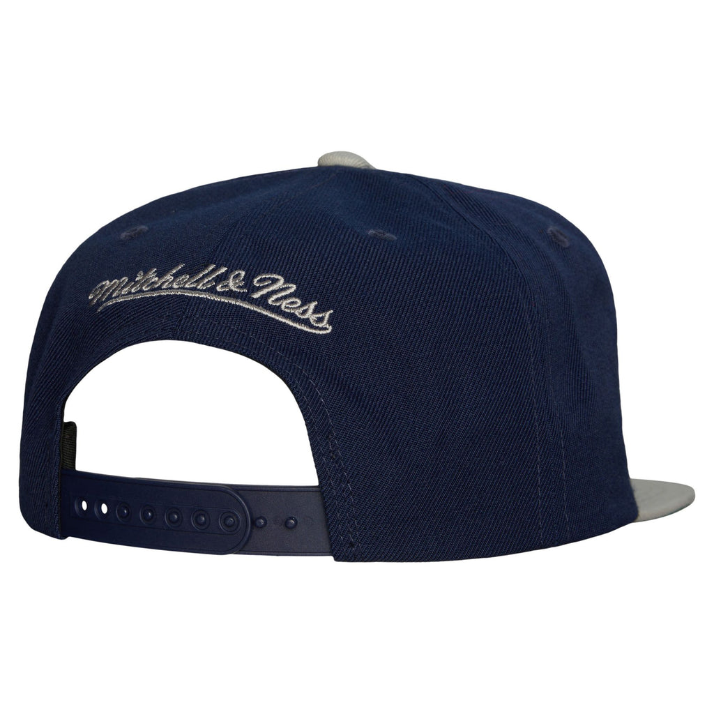 Mitchell & Ness NCAA Team 2 Tone 2.0 Snapback Cap Georgetown University 'Navy/Grey'