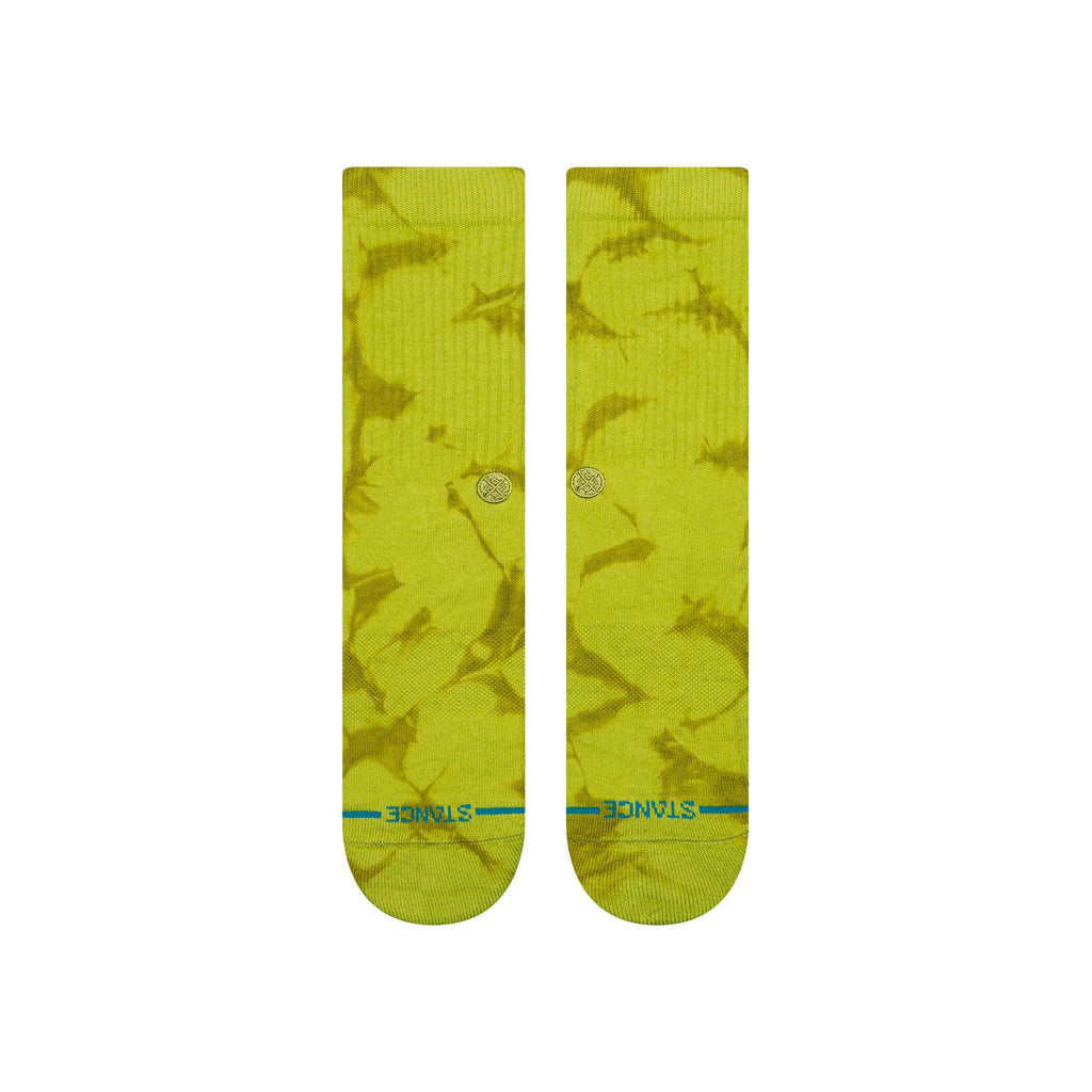 Stance Dyed Crew Socks in Icon Dye 'Green'