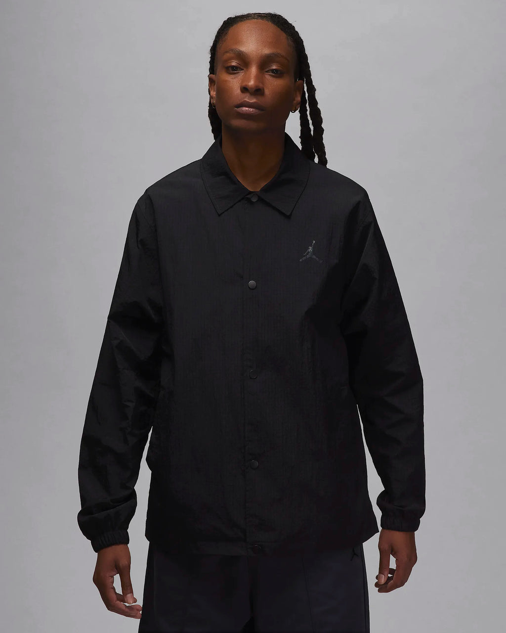 Jordan Essentials Men's Coaches Jacket 'Black/Anthracite'