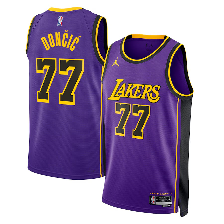 Luka Dončić - Los Angeles Lakers Jordan Statement Edition Swingman Jersey Adults