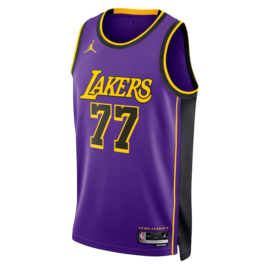 Luka Dončić - Los Angeles Lakers Jordan Statement Edition Swingman Jersey Adults