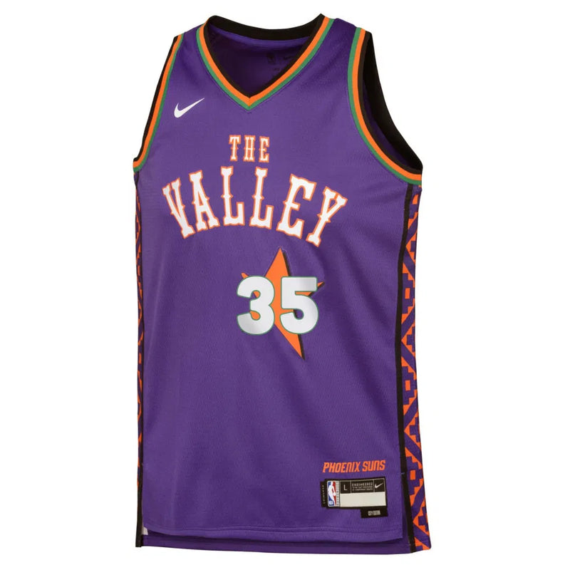 Nike Kevin Durant Phoenix Suns City Edition Boys Jersey 'Purple'