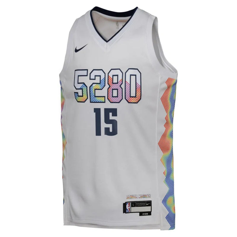 Nike Nikola Jokic Denver Nuggets City Edition Boys Jersey 'White'