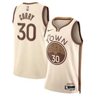 Stephen Curry Golden State Warriors City Edition Kids Nike NBA Swingman Jersey 'Natural'