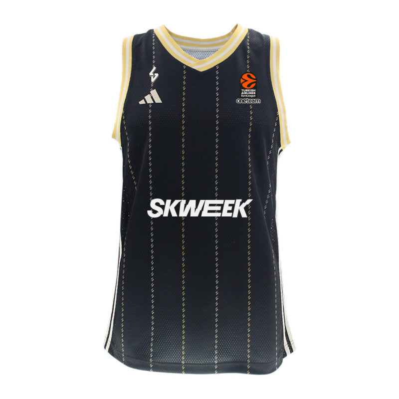 LDLC Asvel Maillot Noir Homme EUROLEAGUE