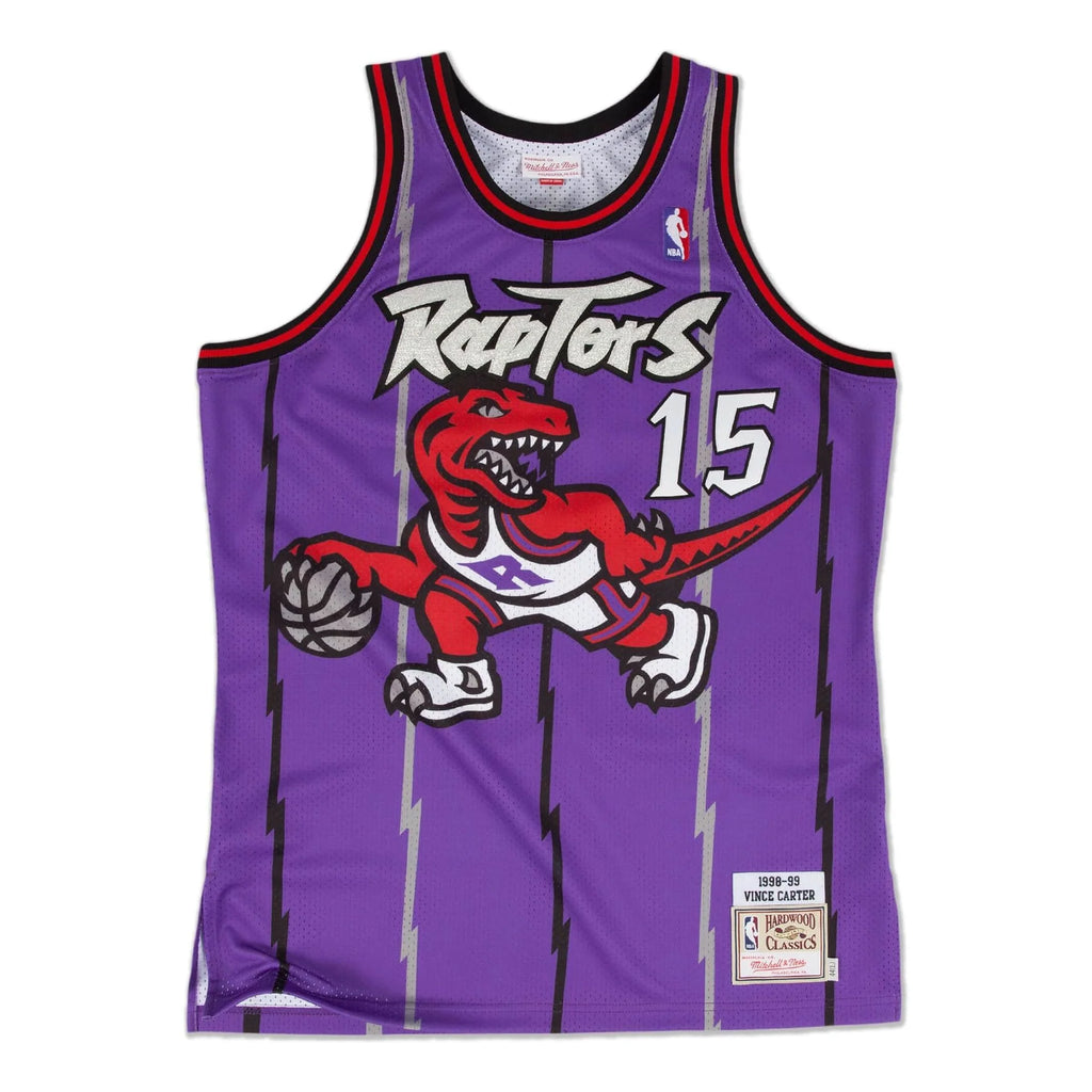 Mitchell & Nessx NBA Toronto Raptors 1998-99 Road Jerseys Vince Carter 15 'Purple'