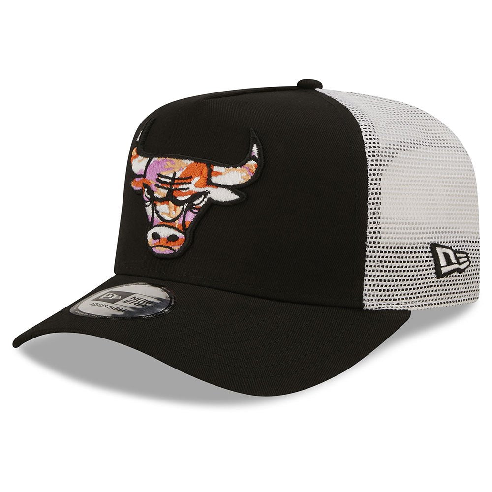 New Era Seasonal Infill Chicago Bulls Trucker Cap 'Black'