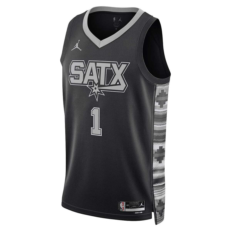 Victor Wembanyama San Antonio Spurs Statement Swingman Jersey 'Black'
