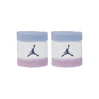Jordan Wristbands Terry 2 Pack  (Blue/White/Lilac'