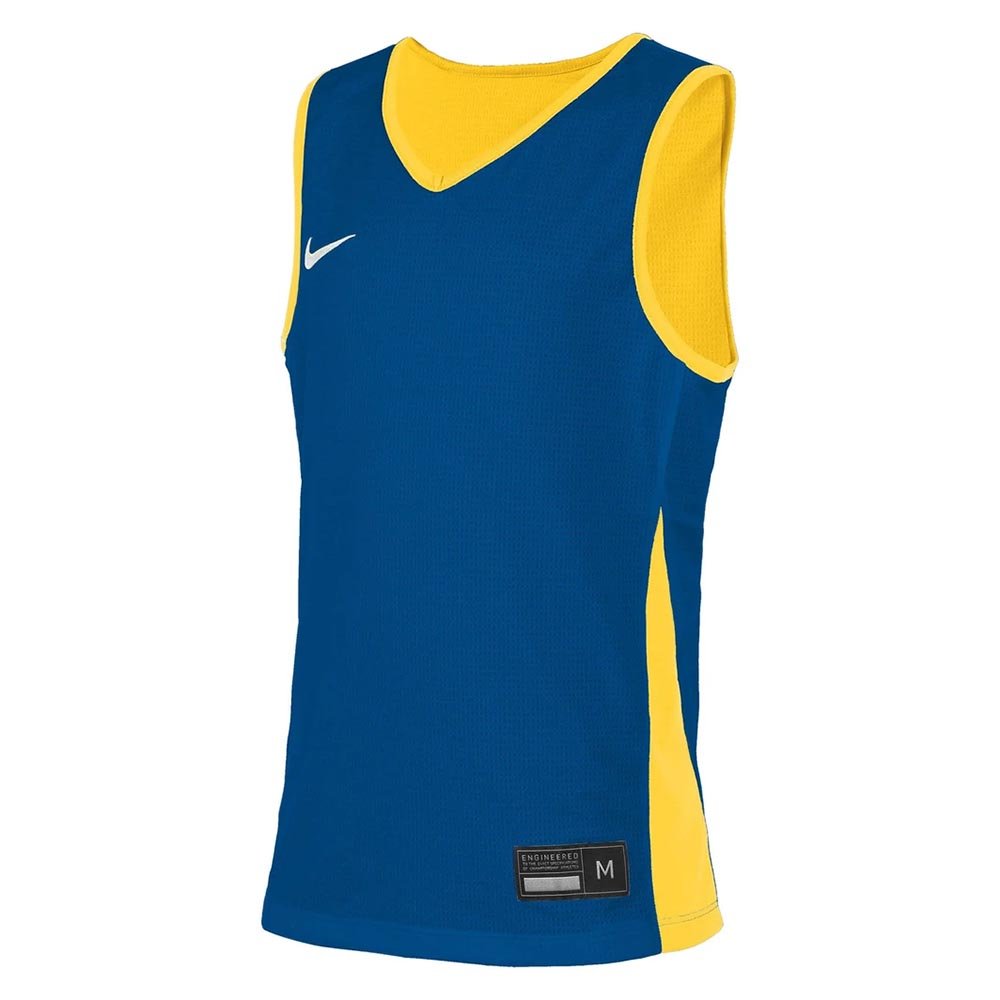 Nike Youth Team Basketball Stock Kids Reversible Jersey 'Yellow/Blue'