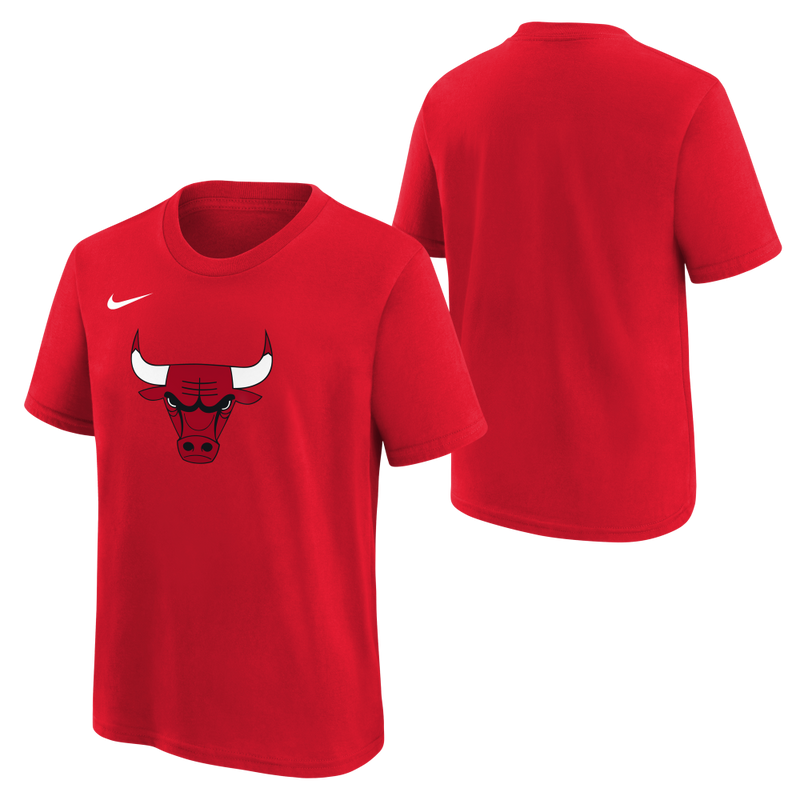 Chicago Bulls Nike Essential Logo Kids T-Shirt 'Red'