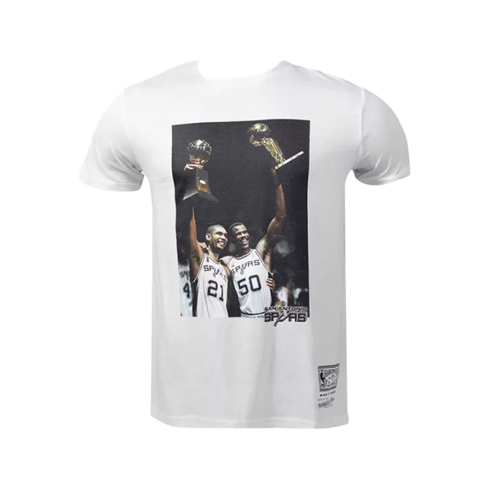 Mitchell & Ness NBA Player Photo Tee San Antonio Spurs 'White'
