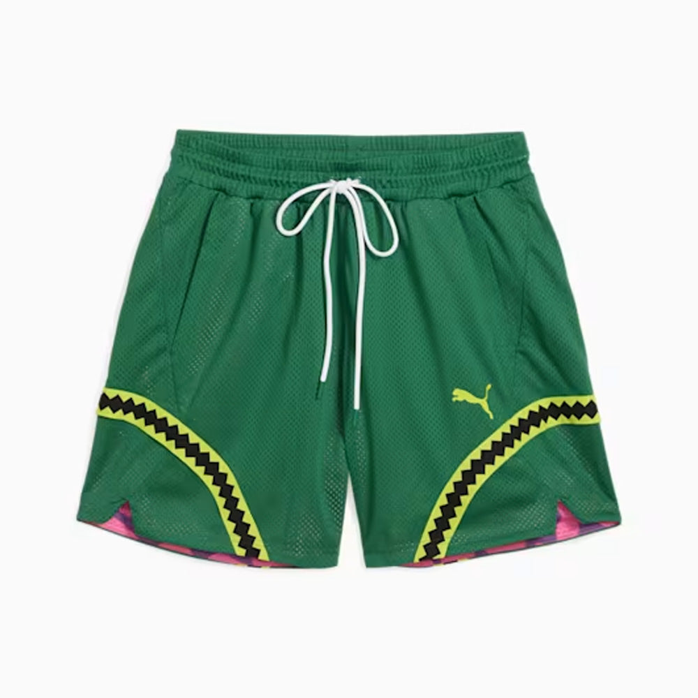 PUMA Hoops x TMNT Short Vine-Ultra Violet-Fast Pink