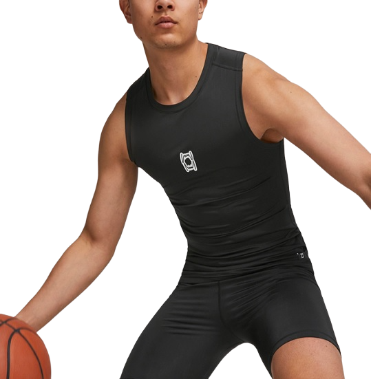 Puma Hoops Team Top Baselayer 'Black'