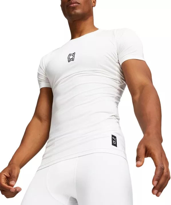 Puma Hoops Team Top Baselayer 'White'