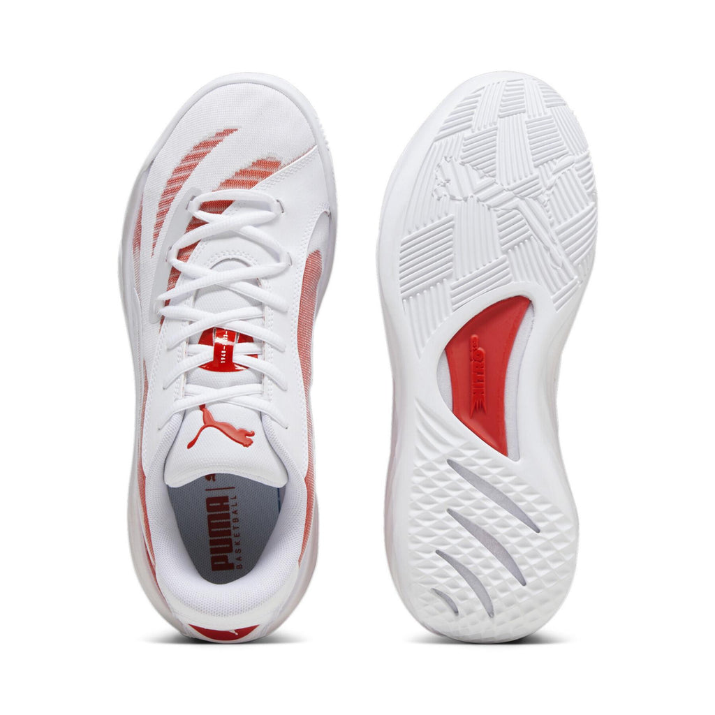 Puma All-Pro Nitro Basketball Shoe Team white /red