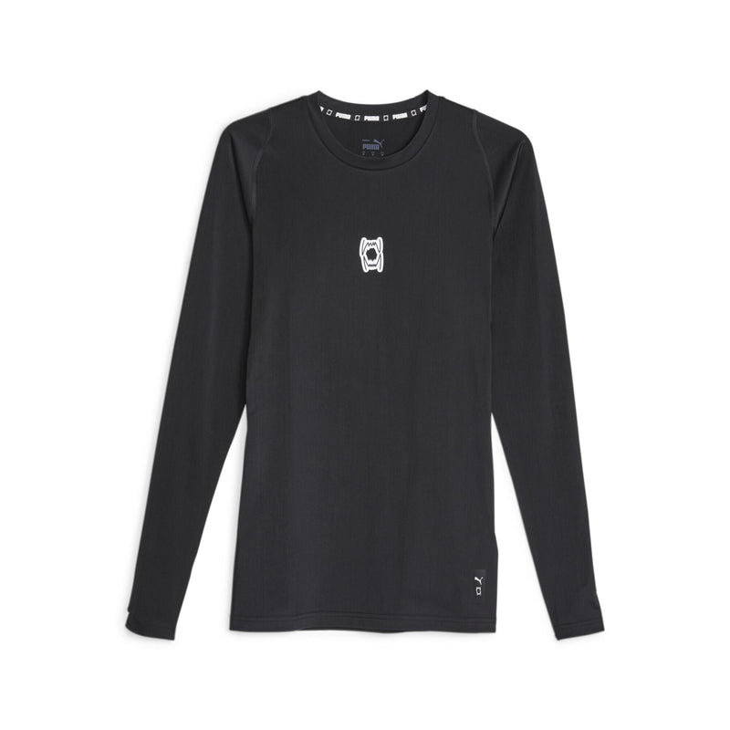 Puma Hoops Team Longsleeved Top Baselayer 'Black'