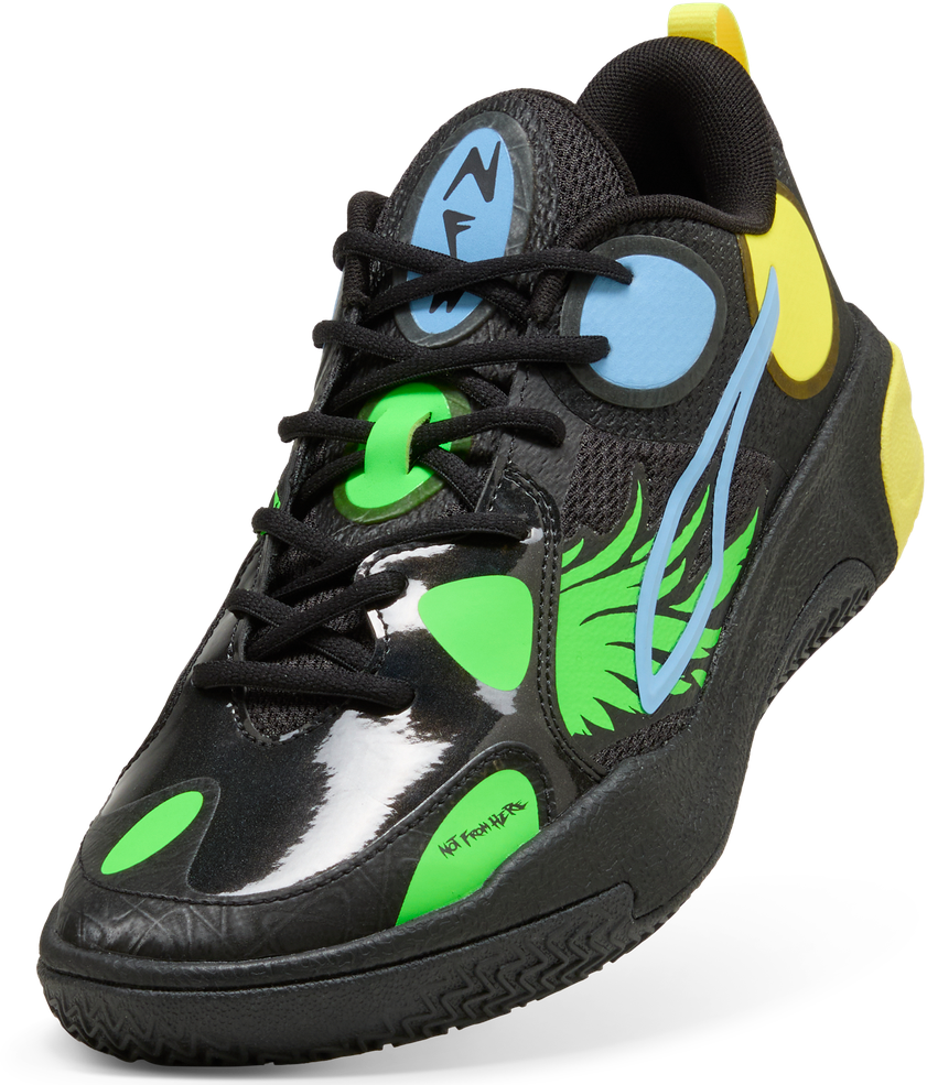 Puma MB World 01 Kids 'Black/Lemon Crush'