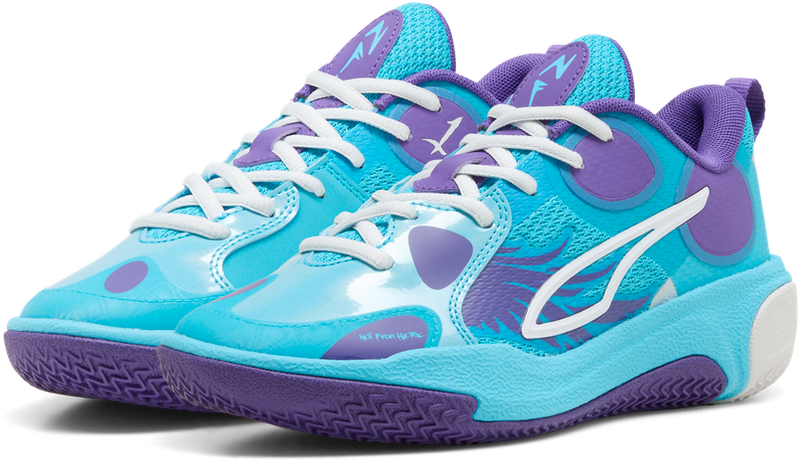 Puma MB World 01 Kids 'Bright Aqua/Team Violet'