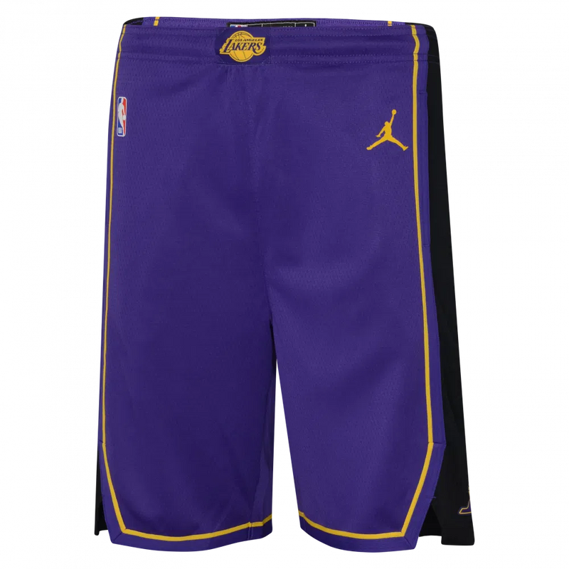 Jordan Los Angeles Lakers Statement Swingman Kids Short 'Purple'