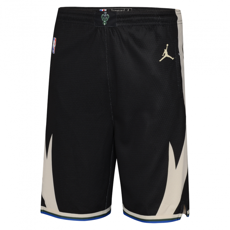 Milwaukee Bucks Jordan Boys Statement Swingman Kids Short 'Black'