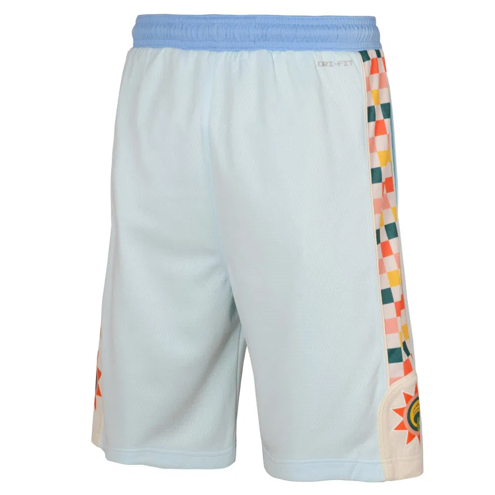 Nike San Antonio Spurs City Edition Boys Short 'Glacier Blue'