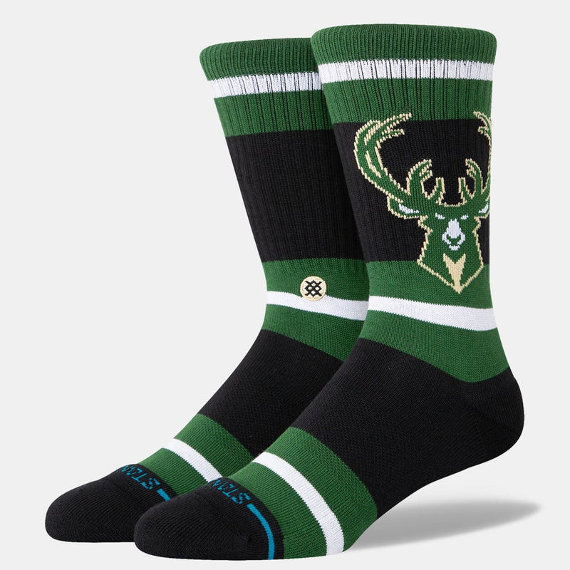 Stance Prep Milwaukee Bucks Socks 'Black'