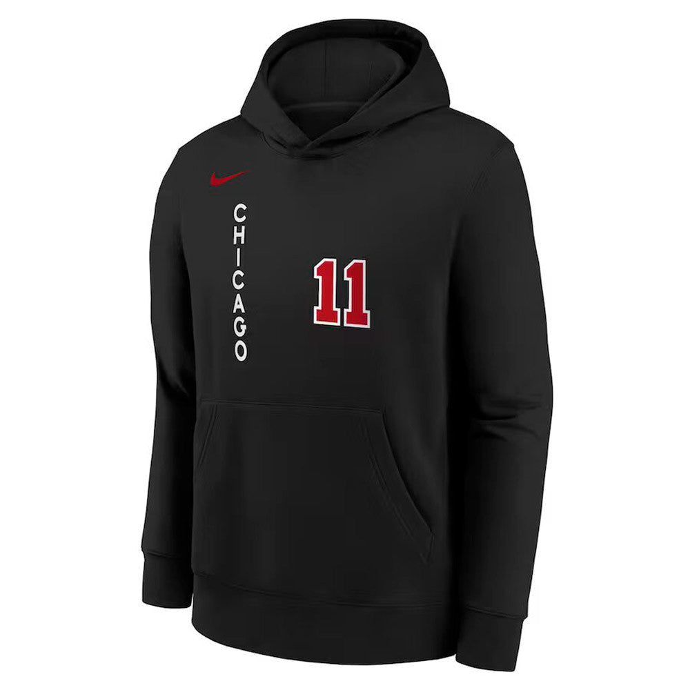 Demare DeRozan Chicago Bulls Nike Boys City Edition Club N&N Kids Hoody 'Black'