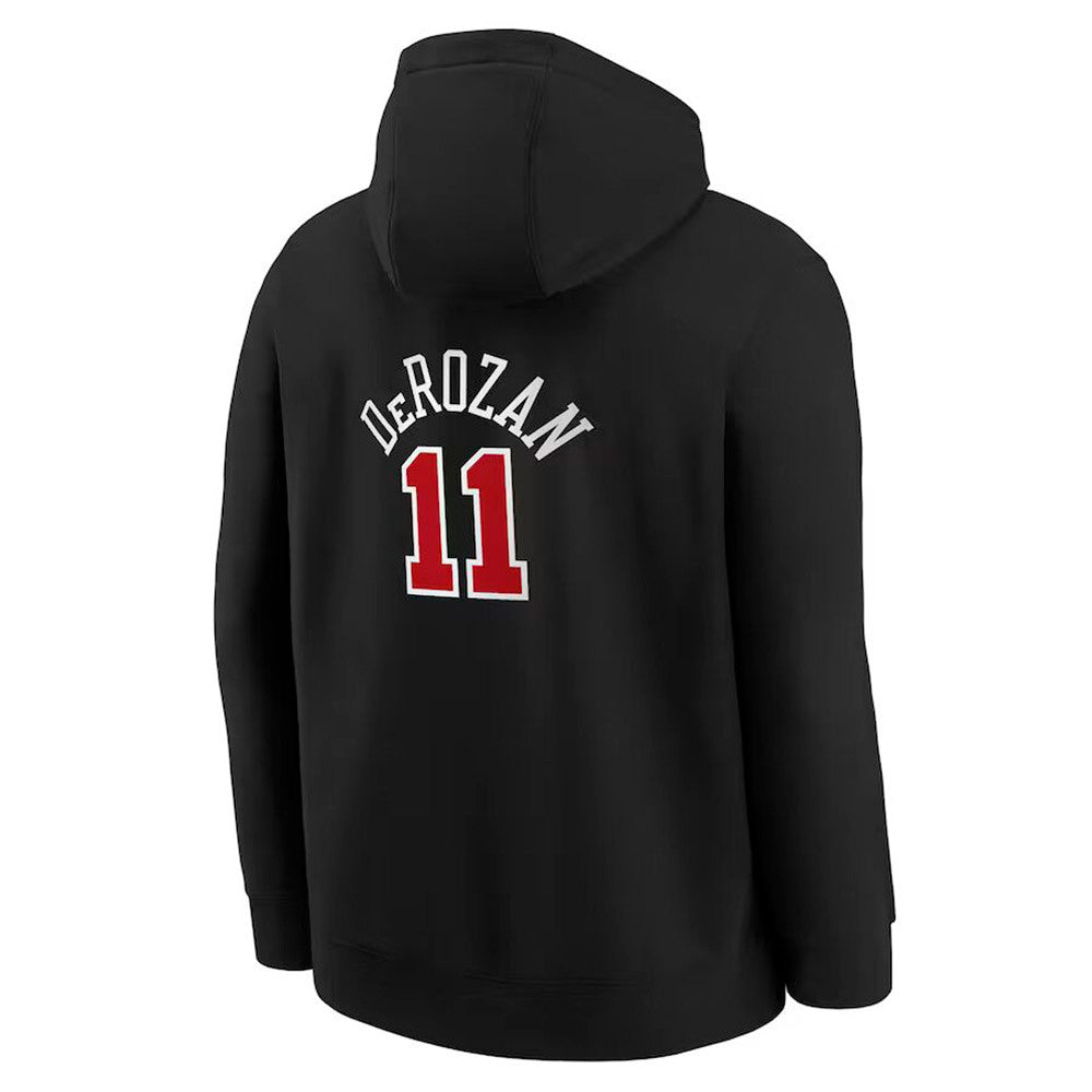 Demare DeRozan Chicago Bulls Nike Boys City Edition Club N&N Kids Hoody 'Black'