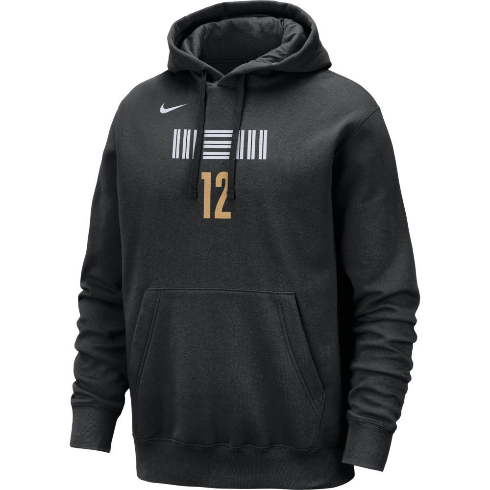 Ja Morant Memphis Grizzlies Nike Boys City Edition Club N&N Kids Hoody 'Black'