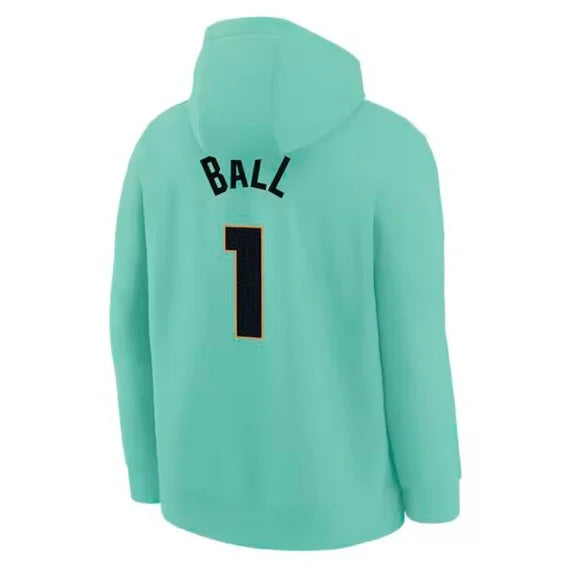 Jordan Lamelo Ball Charlotte Hornets City Edition Kids Hoodie 'Mint'