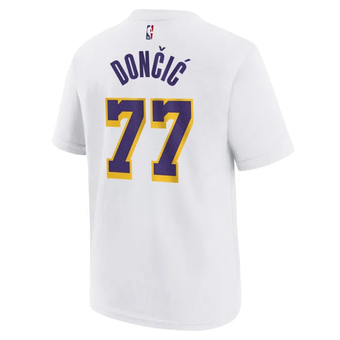 Nike Los Angeles Lakers Luka Doncic Icon Name & Number T-Shirt