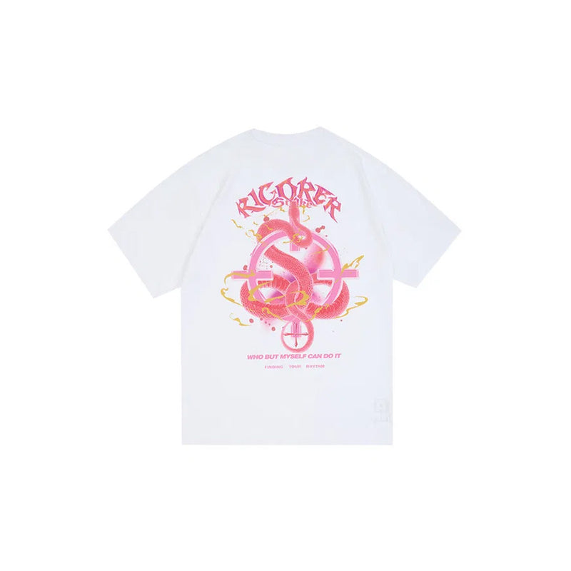 Rigorer Tee-Shirt Snake 'white'