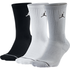 Jordan Jumpman No-Show Socks 3Pair --_'Black/White/Wolf Grey'_