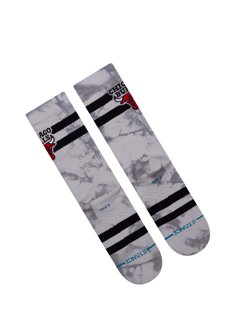 Stance Bulls Dyed Socks 'Grey/Red'