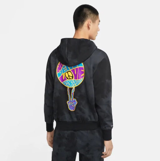 nike performance hardwood peace love basketball hoodie