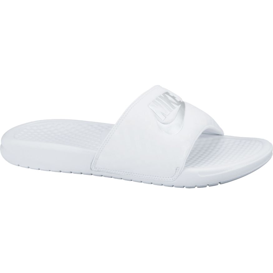 Nike Benassi JDI Women's Slide 'White/Silver'