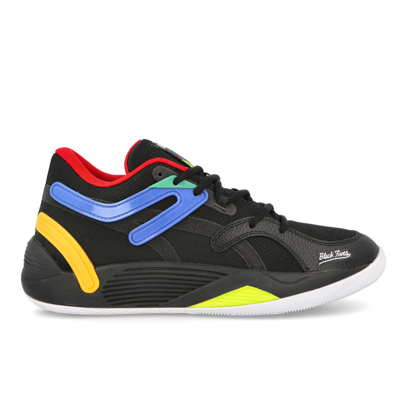 Puma TRC Blaze Court ' Black Fives' Black-Saffron