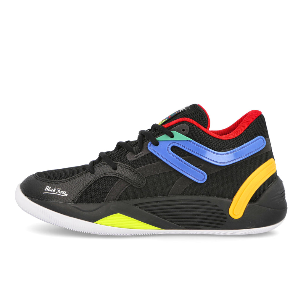 Puma TRC Blaze Court ' Black Fives' Black-Saffron