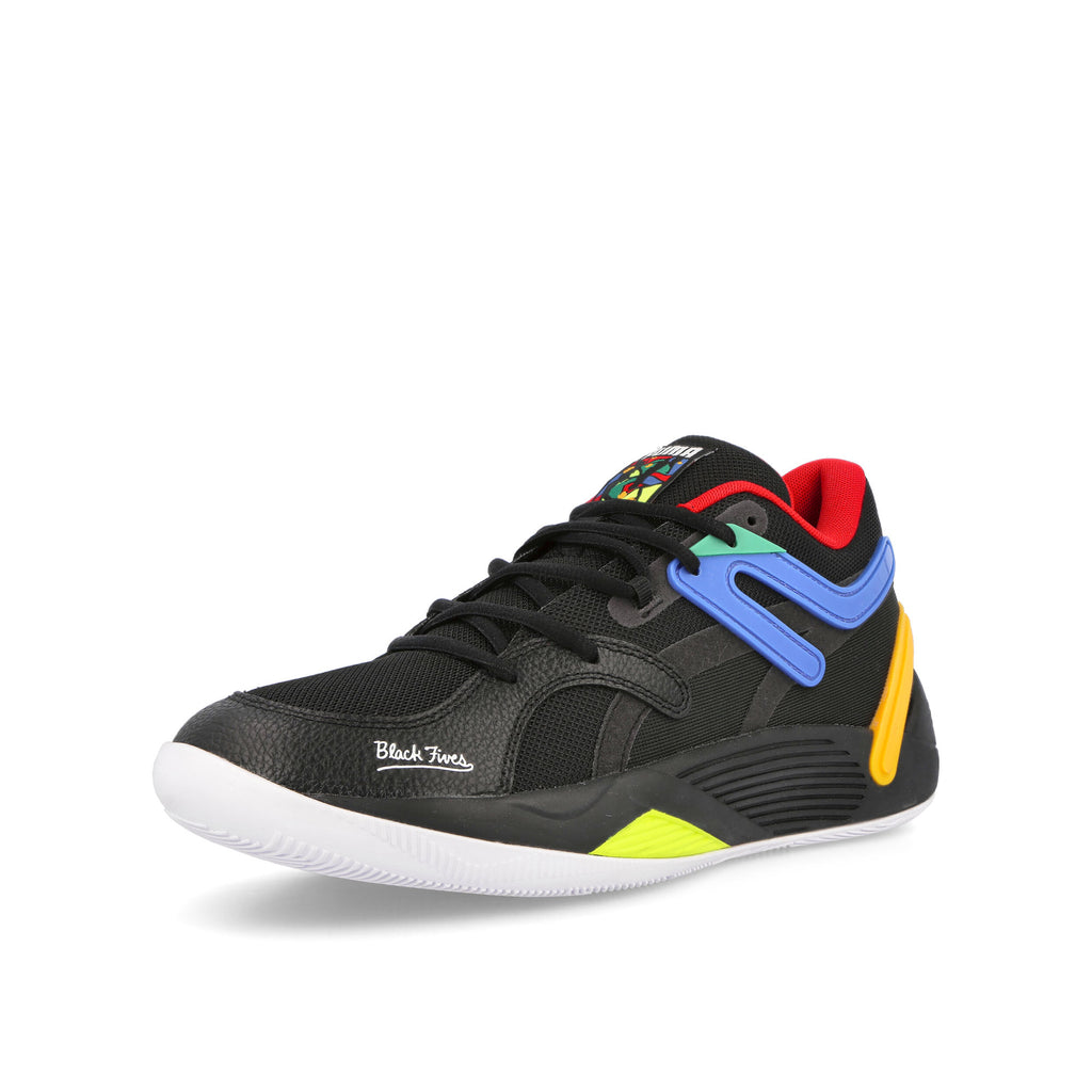 Puma TRC Blaze Court ' Black Fives' Black-Saffron