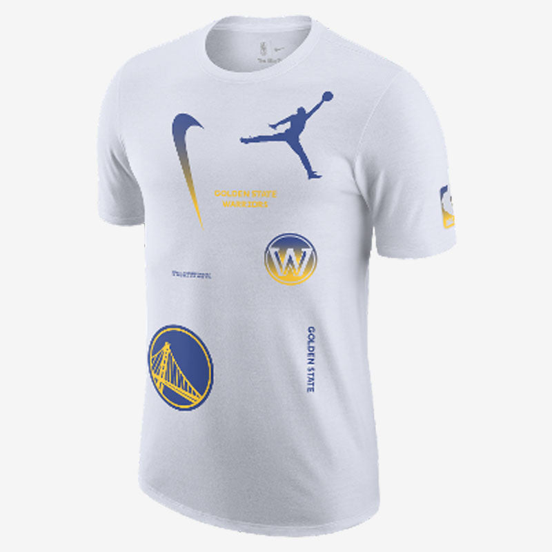 Golden State Warriors Courtside Statement Edition Men's Jordan Max90 NBA T-Shirt 'White'