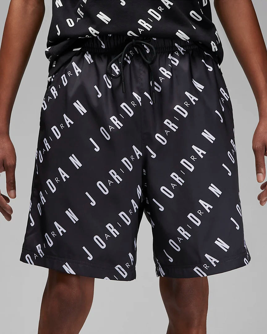 Jordan Essentials Men's Poolside Shorts 'Black/White'